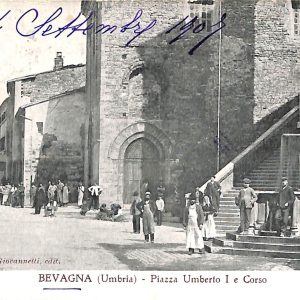 ac2677 - CARTOLINA  D'EPOCA - Perugia Provincia - BEVAGNA  1907