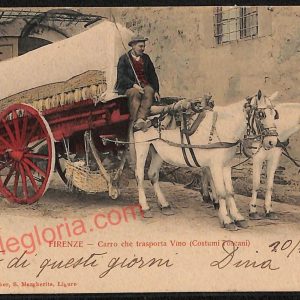 ae7141 - CARTOLINA D'EPOCA - Firenze Città - Costumi Toscani  1900
