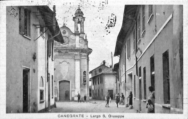 ac4058 - CARTOLINA D'EPOCA - Milano Provincia - CANEGRATE  1943