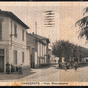 ac4071 - CARTOLINA D'EPOCA - Milano Provincia - CANEGRATE  1943