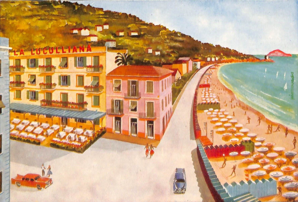 ab7296  -  CARTOLINA  D'EPOCA - Savona Provincia - ALASSIO