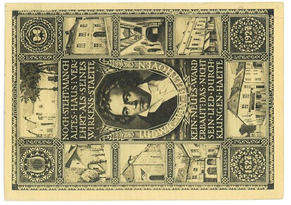 P3576 - AIRMAIL , AUSTRIA, MÜLLER 121 B, FROM SALZBURG TO WIEN, 16.4.1927 - immagine 2