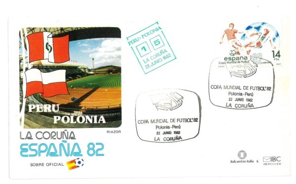 P4042 - SPAIN, 21 DIFFERENT COVERS 1982 WORLD FOOTBALL CHAMPIONSHIP , NO FINALS.