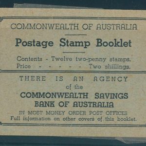 P3879 A - AUSTRALIA, BOOKLET, SG SB 26 C (STAMP 127 W) VERY NICE,