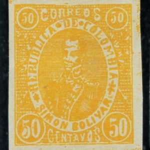 P3891 C - COLOMBIA , YVERT 160 , MINT, PRINTED ON THE BACK.
