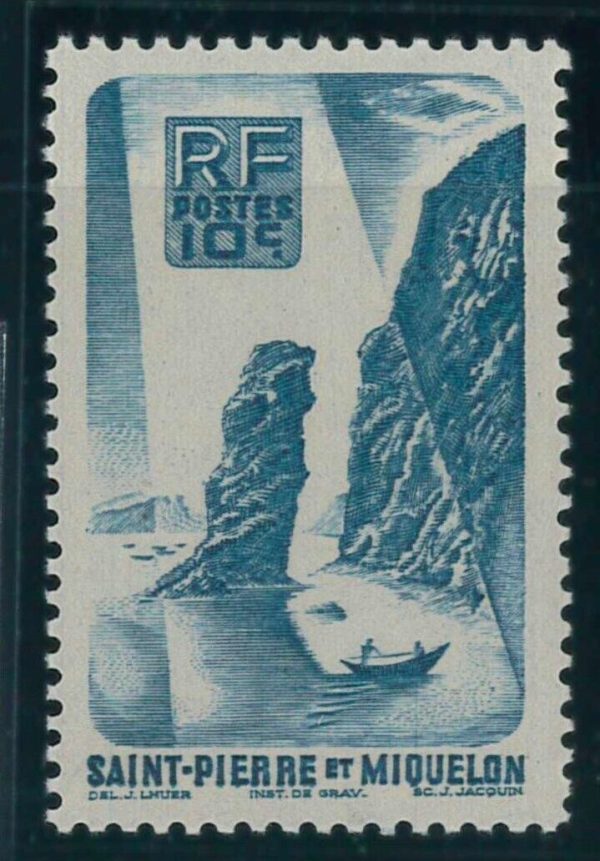 P3894 E - SAINT PIERRE ET MIQUELON, YVERT 325 A, SANS CHARNIERE