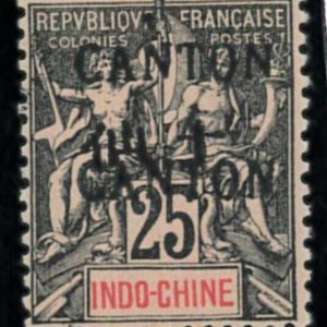 P3895 C - CANTON FRENCH  ,  YVERT 24 A , MNH