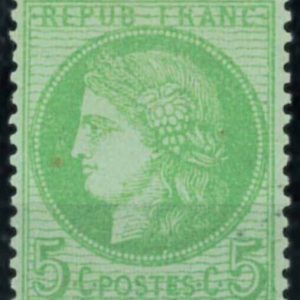 P3895 D - FRANCE , YVERT 53 L.H. VERY WELL CENTERED. SIGNED SCHELLER