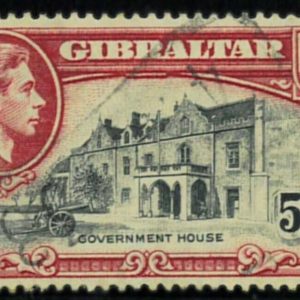 P3896 - GIBRALTAR , SG 129 PERF 14, FINE USED