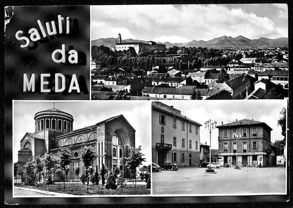 ac4224 - CARTOLINA D'EPOCA - Milano Provincia -  MEDA