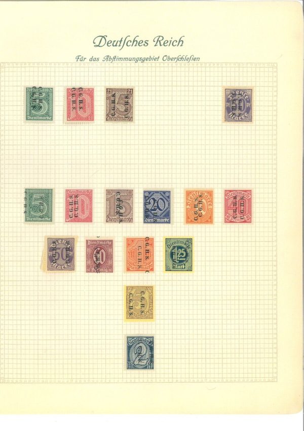 P3899 - OBERSCHLESSIEN (GERMANY/POLAND) VERY NICE AND IMPORTANT COLLECTION, - immagine 2