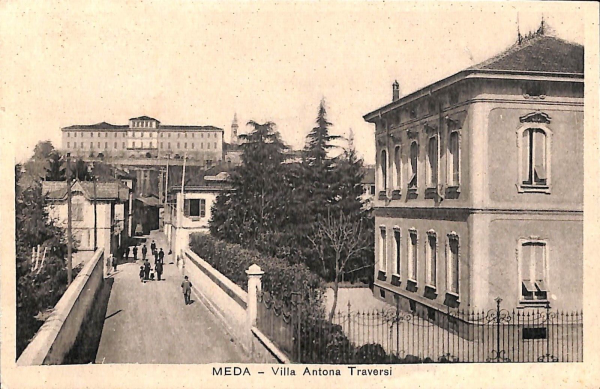 ac4228 - CARTOLINA D'EPOCA - Milano Provincia -  MEDA   1935