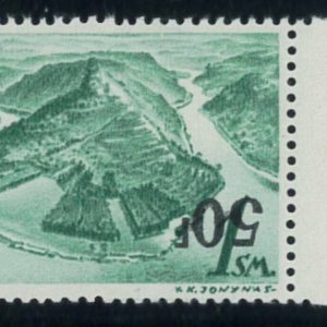 P3900 B - SAARLAND, MICHEL 238 II K, MNH , BORDER OF THE SHEET