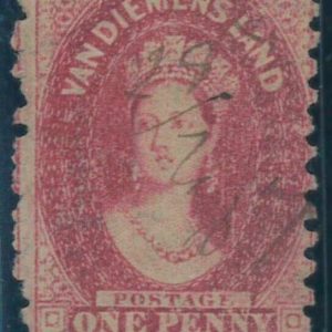 P3929D - AUSTRALIA , TASMANIA  SG 59 ? PERF 10 PENN CANCEL.