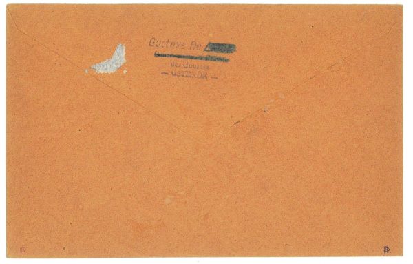 P3587 - AIRMAIL BELGIUM 15.5.1928, OSTENDE-KÖLN, 2 LINE RED ARRIVAL CANCEL KÖLN. - immagine 2