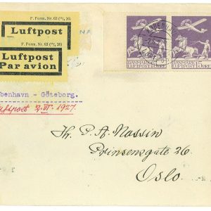 P3598 - AIRMAIL , DENMARK MÜLLER 41 COPENHAGEN - GÖTEBORG