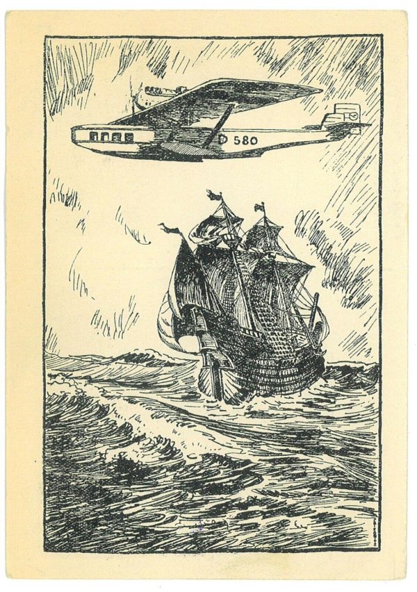 P3630 - AIRMAIL , GERMANY , BRAUNSCHWEIG-HANNOVER 17.7.1926, - immagine 2