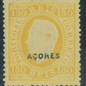 P3951F - PORTUGAL AÇORES, YVERT 45 (B) , MLH , LUXUS QUALITY