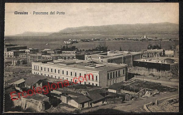 ag8497 - CARTOLINA D'EPOCA - Messina Città - Panorama