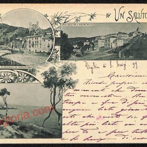ag4599 - CARTOLINA D'EPOCA - Imperia Provincia - Bordighera   1899