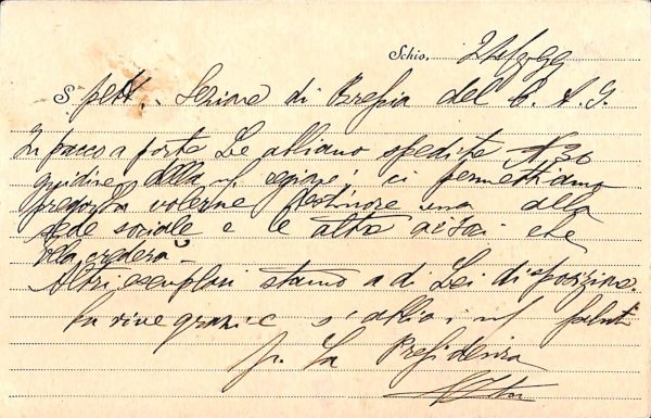 ab4143 -  CARTOLINA  D'EPOCA - Vicenza  Provincia  -   Schio - immagine 2