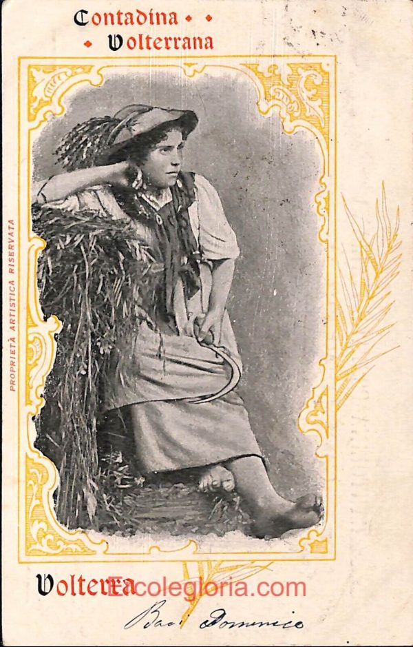 ad7304 - CARTOLINA D'EPOCA - Pisa Provincia - Volterra  1902
