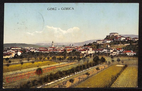 ag1679 - CARTOLINA D'EPOCA - Gorizia Città - Panorama   1920