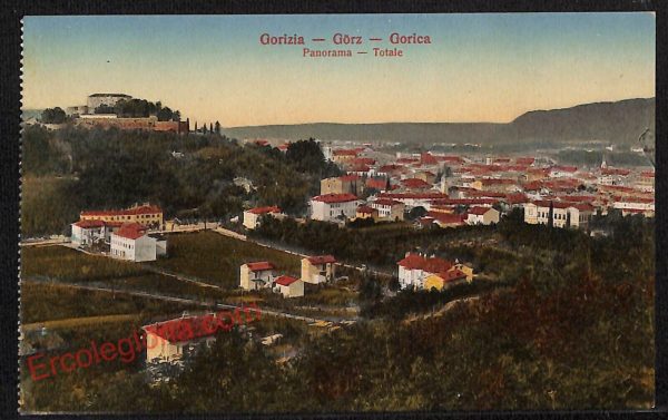 ag1680 - CARTOLINA D'EPOCA - Gorizia Città - Panorama