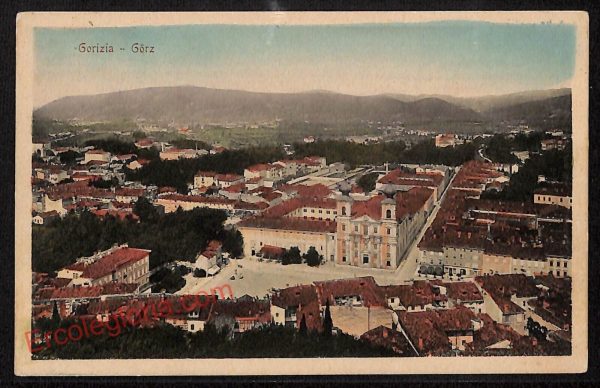 ag1682 - CARTOLINA D'EPOCA - Gorizia Città - Panorama