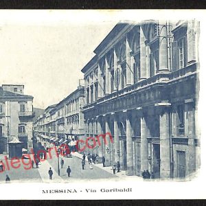 ag8500 - CARTOLINA D'EPOCA - Messina Città - Via Garibaldi