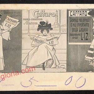 ag1165 - CARTOLINA D'EPOCA - Genova Città - Giornale  ''Caffaro''