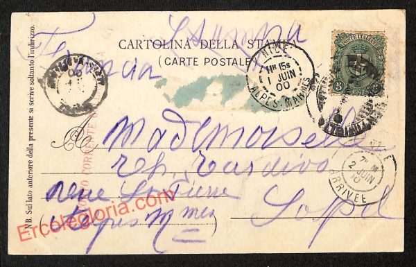 ag1165 - CARTOLINA D'EPOCA - Genova Città - Giornale  ''Caffaro'' - immagine 2