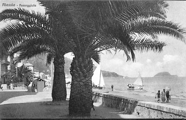 ab7231 -  CARTOLINA  D'EPOCA - Savona Provincia - ALASSIO