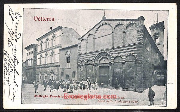ad7308 - CARTOLINA D'EPOCA - Pisa Provincia - Volterra  1901