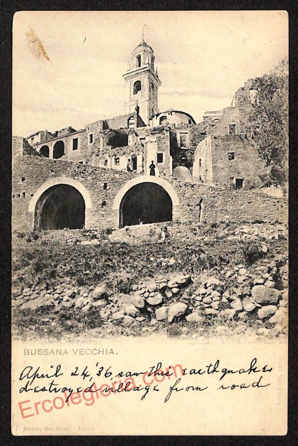 ag4601 - CARTOLINA D'EPOCA - Imperia Provincia - Bussana
