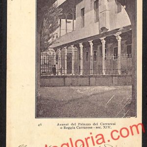 ah4154 - CARTOLINA D'EPOCA - Padova Città - Palazzo Carraresi