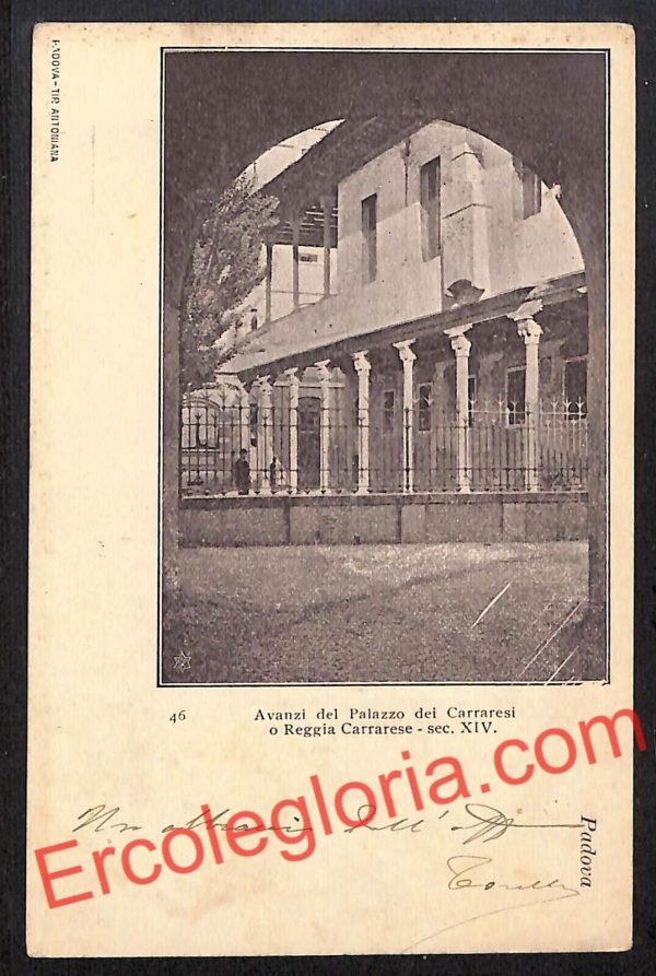 ah4154 - CARTOLINA D'EPOCA - Padova Città - Palazzo Carraresi