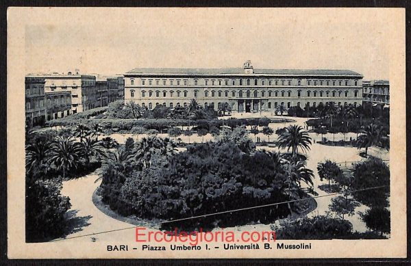 ae0794 - CARTOLINA  D'EPOCA - Bari Città - Piazza Umberto I
