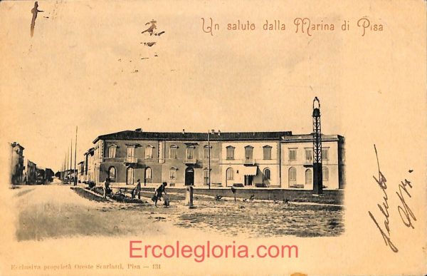 ad6958 - CARTOLINA D'EPOCA - Pisa Provincia - Marina di Pisa