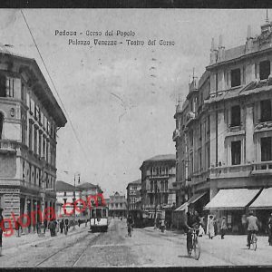 ah4156 - CARTOLINA D'EPOCA - Padova Città - Corso del Popolo - Teatro del Corso