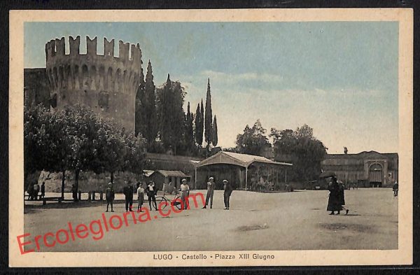 ah9351 - CARTOLINA D'EPOCA - Ravenna Provincia - Lugo