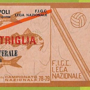 ZA1111 - Vecchio  BIGLIETTO PARTITA  CALCIO -  1978/1979: Napoli