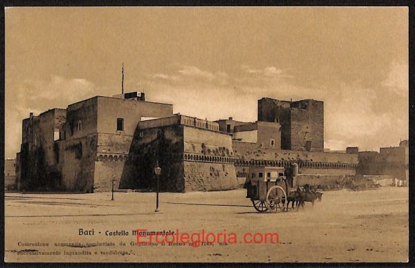 ae0805 - CARTOLINA  D'EPOCA - Bari Città - Castello Monumentale
