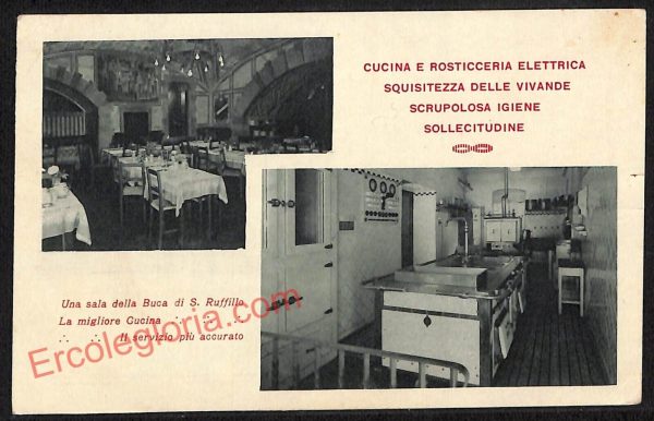 ae7303 - CARTOLINA D'EPOCA - Firenze Città - Ristorante Buca S. Ruffillo
