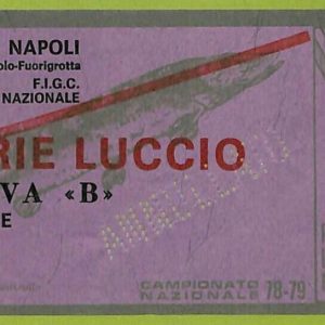 ZA1139 - Vecchio  BIGLIETTO PARTITA  CALCIO -  1978/1979: Napoli