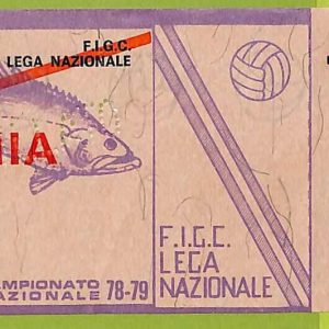 ZA1148 - Vecchio  BIGLIETTO PARTITA  CALCIO -  1978/1979: Napoli