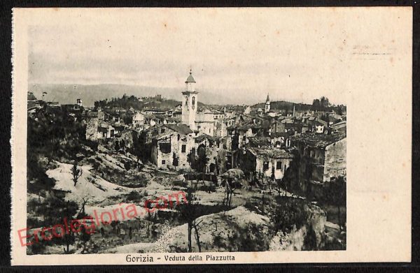 ag1713 - CARTOLINA D'EPOCA - Gorizia Città - Panorama