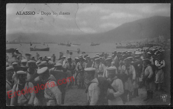 ag1174 - CARTOLINA D'EPOCA - Genova Provincia - Alassio  1911