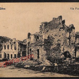 ag1716 - CARTOLINA D'EPOCA - Gorizia Città - Via Ponte Nuovo