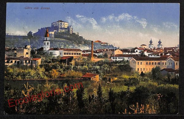 ag1722 - CARTOLINA D'EPOCA - Gorizia Città -  Panorama  1920